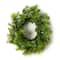 6 Pack: 9" Green Mini Boxwood Wreath with Flowers by Ashland®